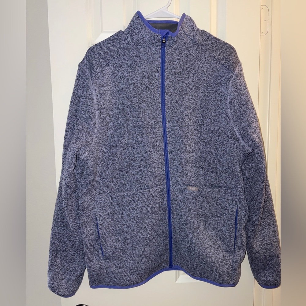 Figs Periwinkle Fleece Jacket